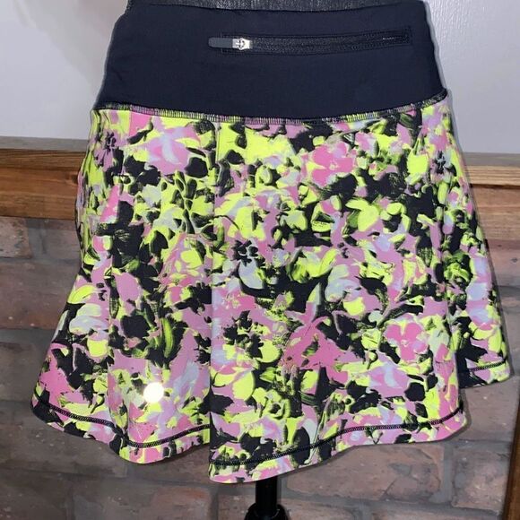 Lululemon Athletica size 4 pace rival multicolor skirt - Picture 1 of 8